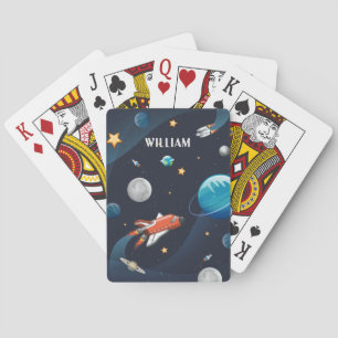 Baralho Estrelas de Lua de Shuttle Espacial Personalizadas