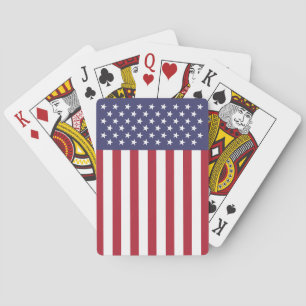 Baralho Estrelas e faixas verticais de sinalizador america