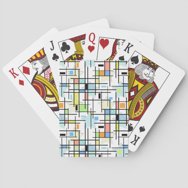 Baralho Estrelas em um plano de fundo controlado. (Verso)