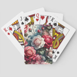 Baralho Eterno Rosa Floral Charme