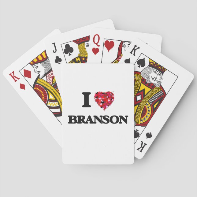 Baralho Eu amo Branson (Verso)