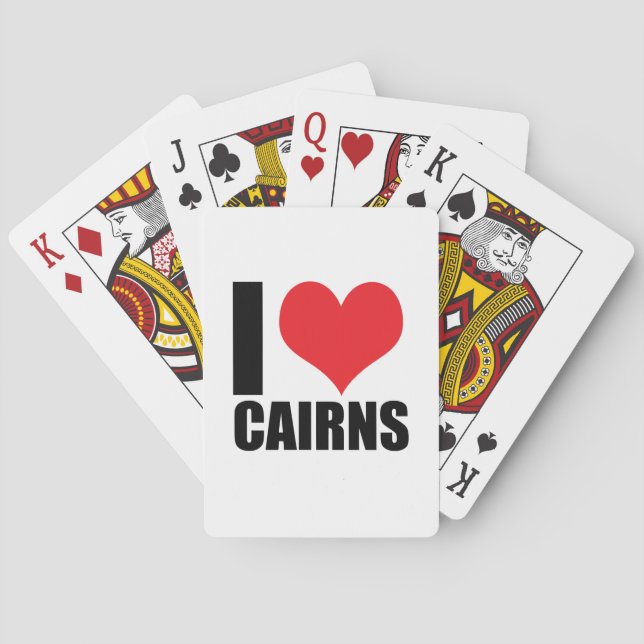 Baralho Eu amo Cairns (Verso)