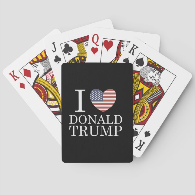 Baralho Eu Amo Donald Trump (Verso)