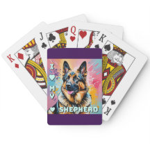 Eu amo meu German shepherd