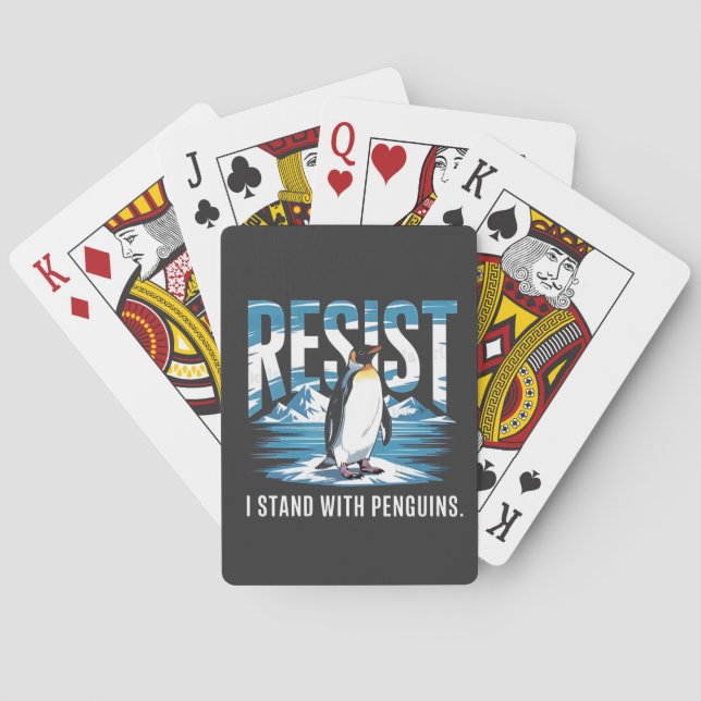 Baralho Eu fiquei com os pinguins (Verso)
