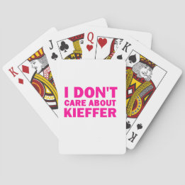 Baralho Eu não me importo com Kieffer!