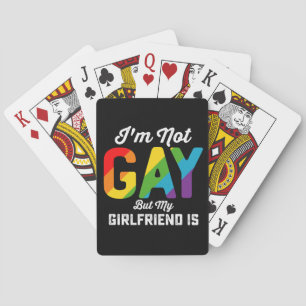 Baralho Eu não sou Gay, mas minha Namorada é um orgulho LG