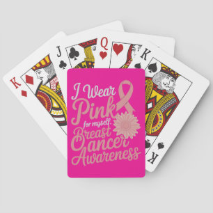 Baralho Eu Visto rosa para mim mesmo - Consciência do Canc