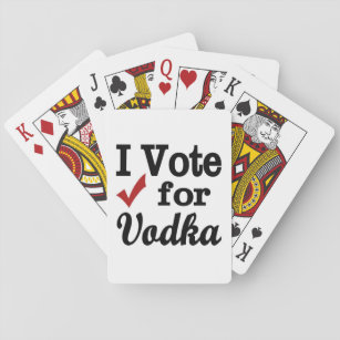 Baralho Eu voto em Vodka