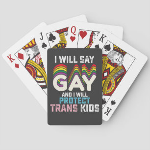 Baralho Eu Vou Dizer Gay e Protegerei Crianças Transmissor