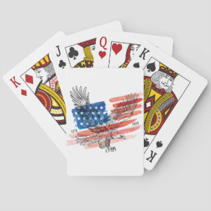 Baralho EUA 250 - Bandeira Americana - Águia Americana - A