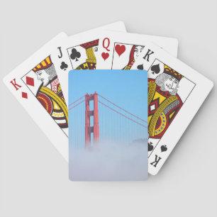 Baralho EUA, Califórnia. Golden Gate Bridge de Manhã