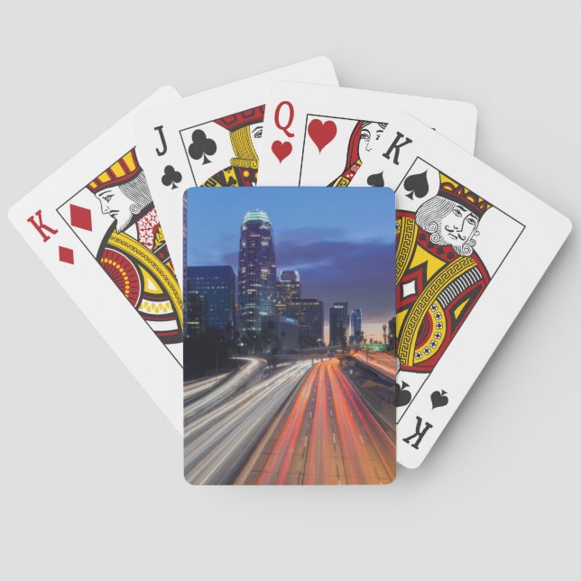 Baralho EUA, Califórnia, Los Angeles, 110 Freeway (Verso)