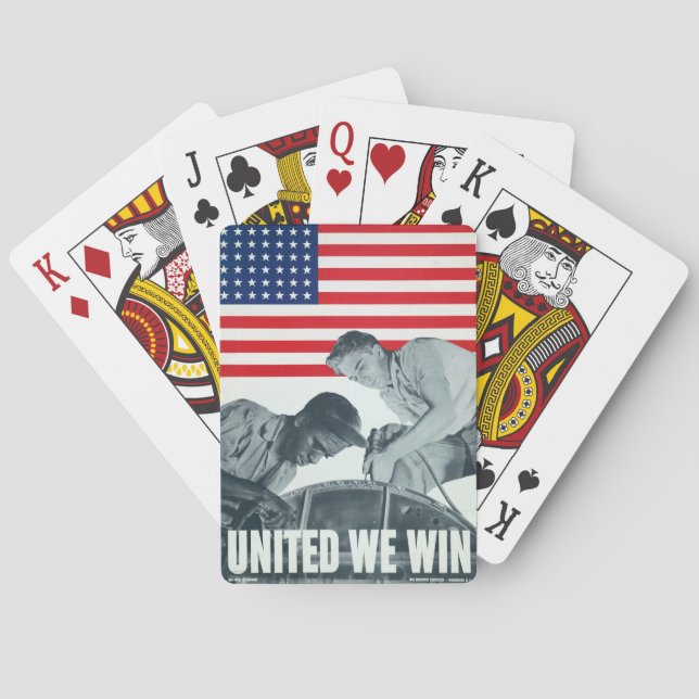 Baralho EUA Imagens Vintage Imagens Americanas Antigas (Verso)