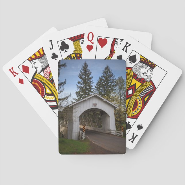 Baralho EUA, Oregon, Scio, Ponte Hannah 2 (Verso)
