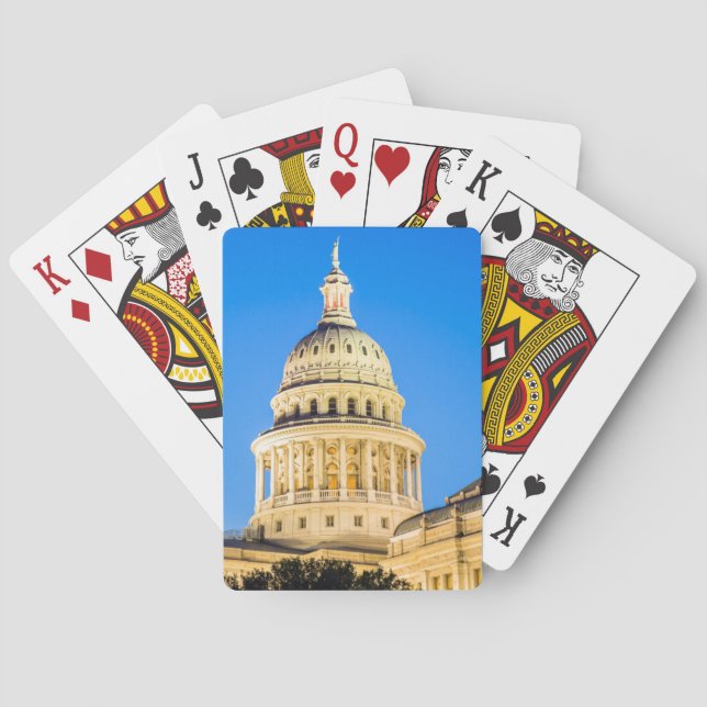 Baralho EUA, Texas, Austin. Capitólio (1888) 2 (Verso)