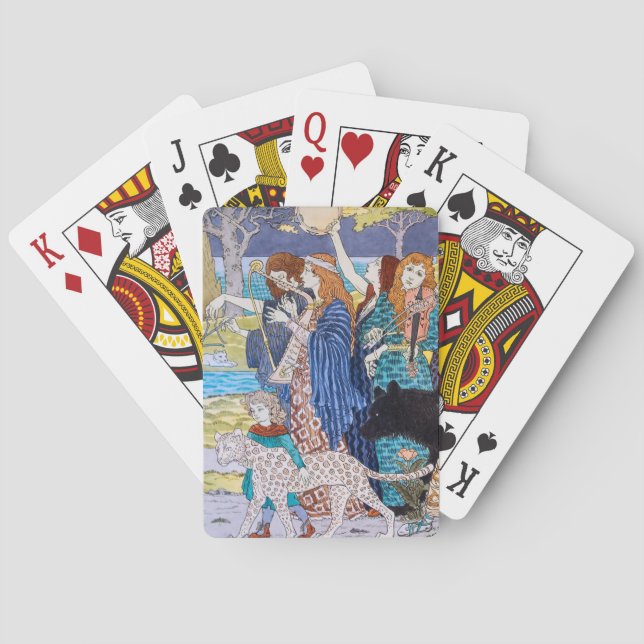 Baralho Eugene Grasset - Harmony Decorative Panel (Verso)