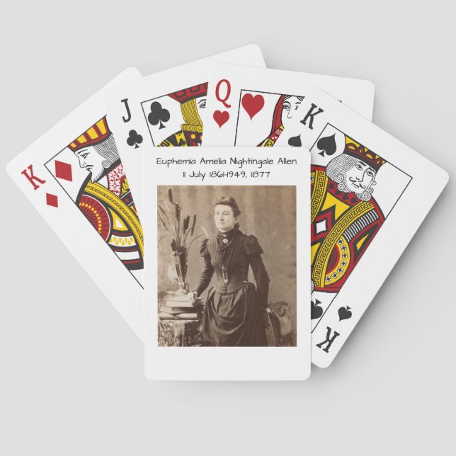 Baralho Euphemia Amelia Nightingale Allen (Verso)