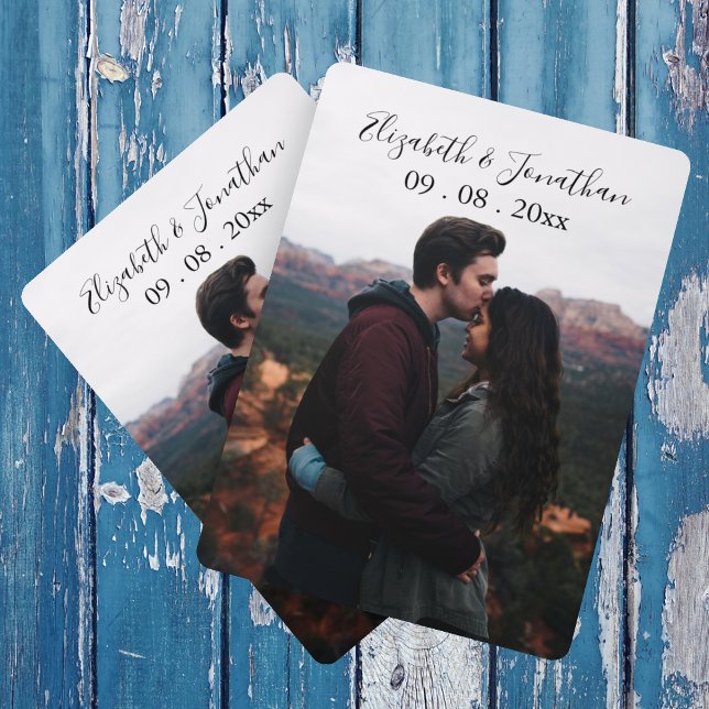 Baralho Evento Personalizado de Casamento de Fotos (Criador carregado)