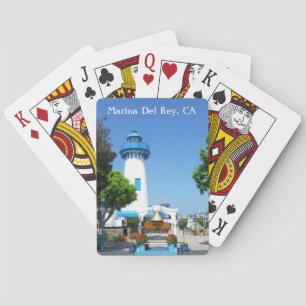 Baralho Excelente Marina Del Rey Jogando Cartões!