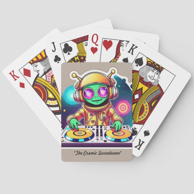 Baralho "Explosão de som estelar" (Verso)