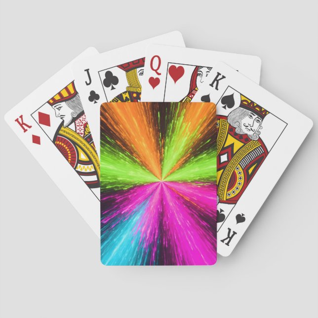 Baralho Explosão Radial Neon (Verso)