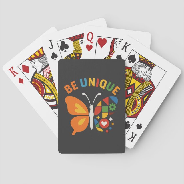 Baralho Express Your True Colors Butterfly Design (Verso)