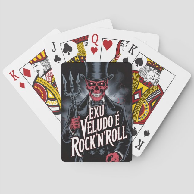 Baralho Exu Veludo é Rock'N'Roll #1 (Verso)