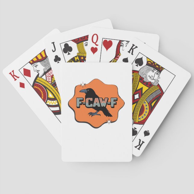Baralho F-Caw-F Clássico Casual Elegante (Verso)