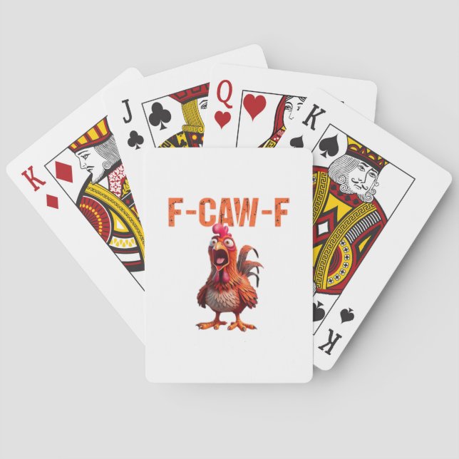 Baralho F-Caw-F Design Básico Clássico (Verso)