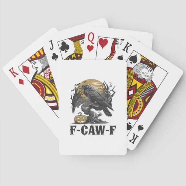 Baralho F-Caw-F Design Minimalista Clássico (Verso)