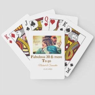Baralho Fabuloso aniversário de 30 anos adicionar nome dat