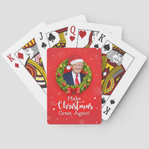 Baralho Faça o Excelente de Natal de novo Trump MAGA prese