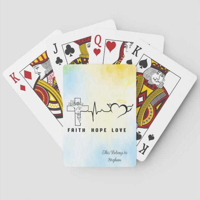 Baralho Faith Hope Love (Verso)