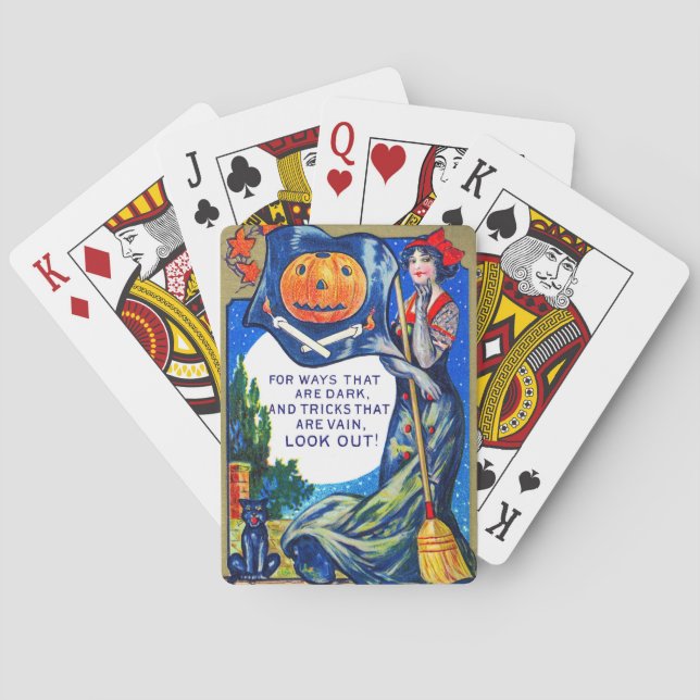 Baralho Fallout Observem o Halloween (Verso)