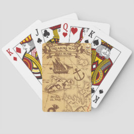 Baralho Família de pontos de terra do mapa Pirate Personal