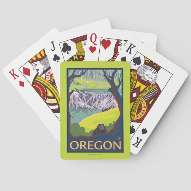 Baralho Família dos castores (Verso)