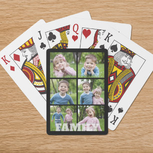 Baralho Família ou Nome 6 Fotos Cor Personalizada