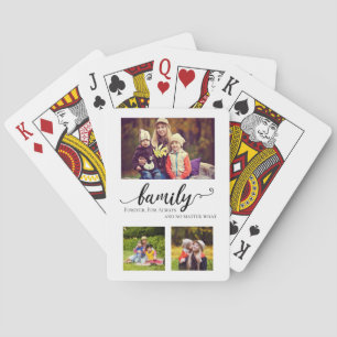 Baralho Família para sempre 3 Fotos Colagem Mãe Criança