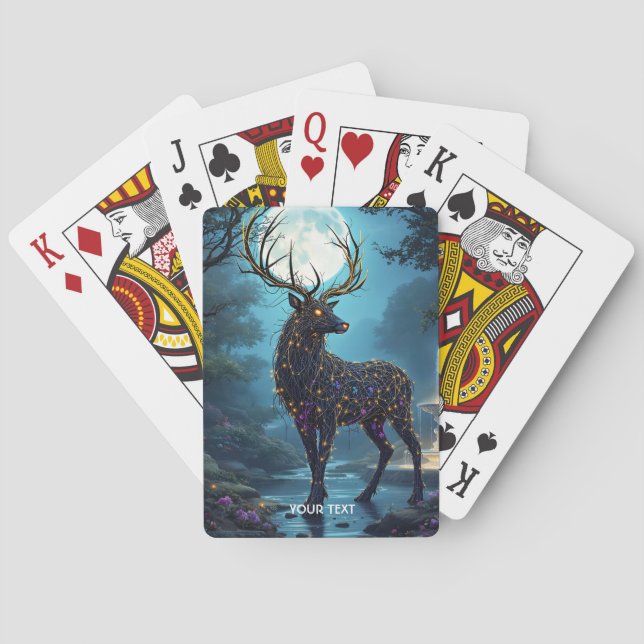 Baralho Fantasia Cerveja Lua Deer Noite (Verso)