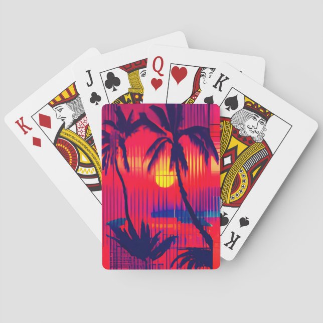 Baralho Fantasía de Fuga Tropical (Verso)