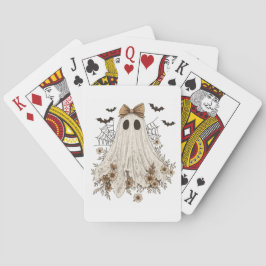 Baralho Fantasma de Renda Elegante com Laço | Fantasma Flo