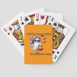 Baralho Fantasma Feminino Assustador de Halloween
