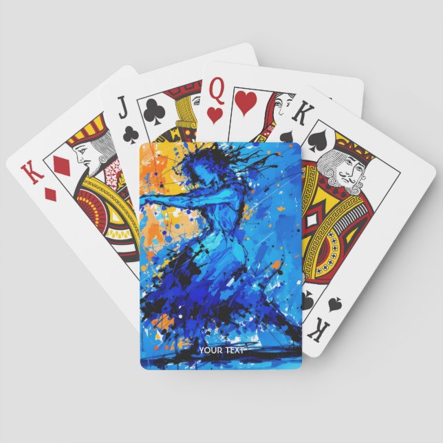 Baralho Fantasy Blue Orange Dancer (Verso)