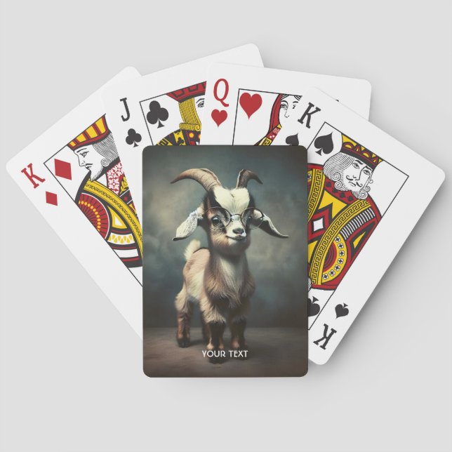 Baralho Fantasy Bonito Bebê Goat (Verso)