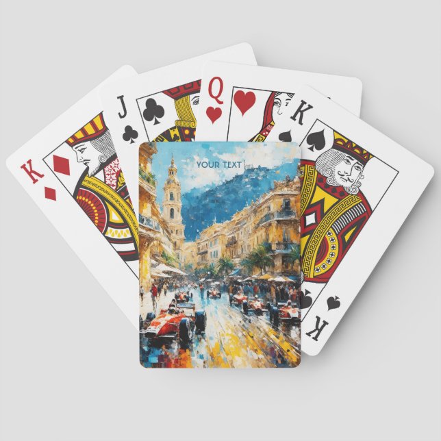 Baralho Fantasy Cute Carros vintage Race (Verso)