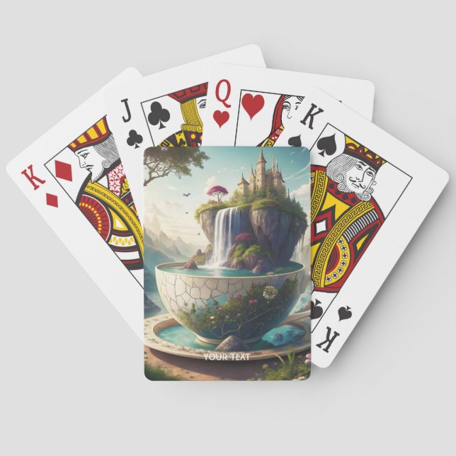 Baralho Fantasy Cute Cup Castle (Verso)