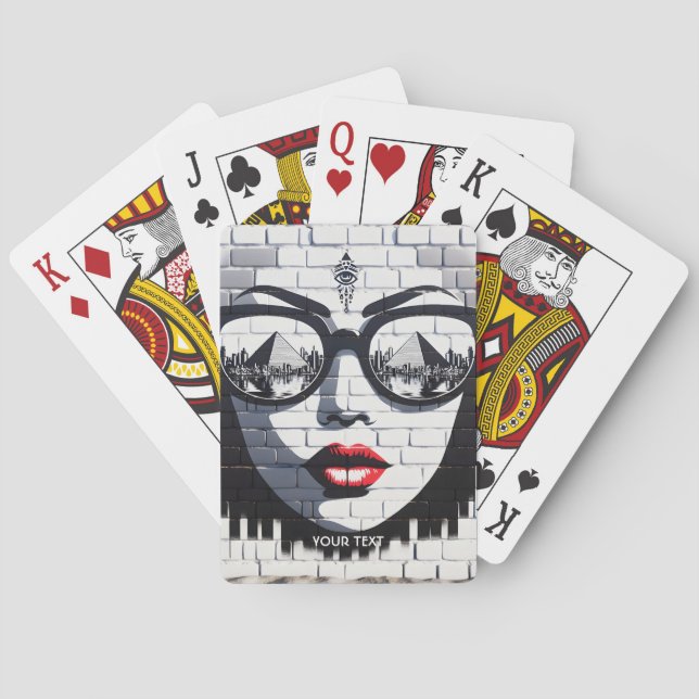 Baralho Fantasy Cute Face Wall Egito (Verso)