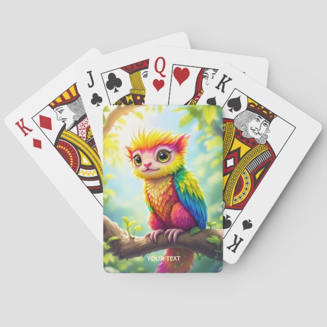 Baralho Fantasy Cute Half Ferret Hybrid (Verso)