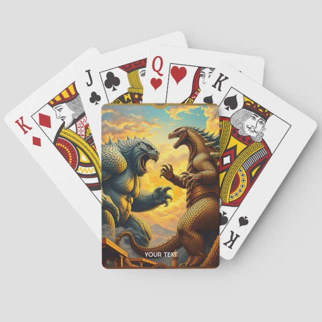 Baralho Fantasy Cute Mosaic Fierce Batalha (Verso)